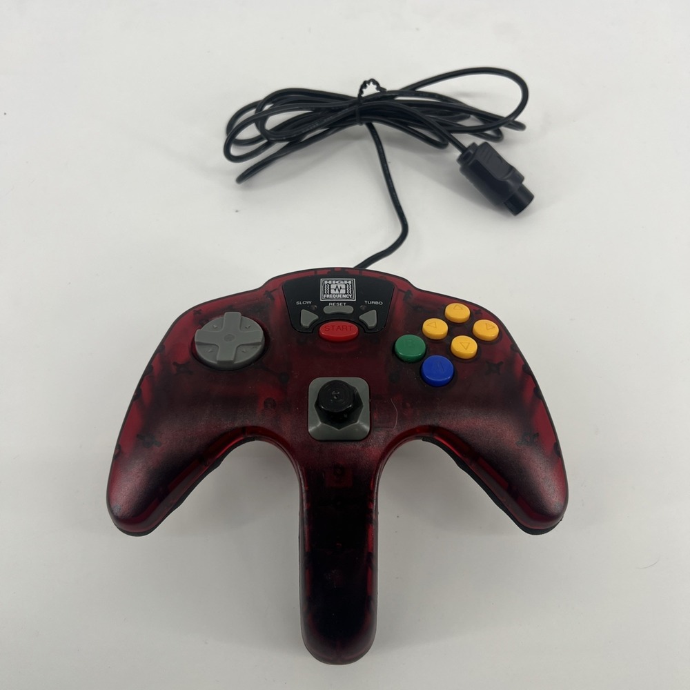 Nintendo 64 Controller Red Clear